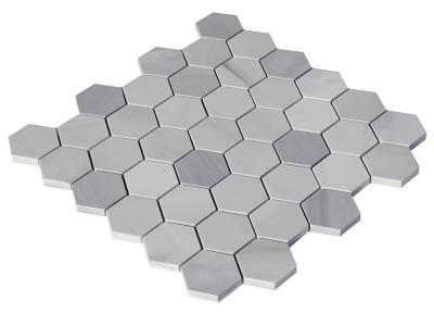  Grey and White Marble Mosaic