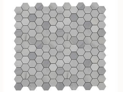  Grey and White Marble Mosaic