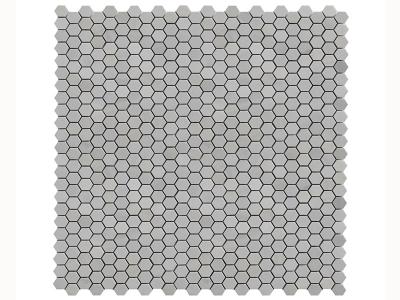 Grey and White Marble Mosaic