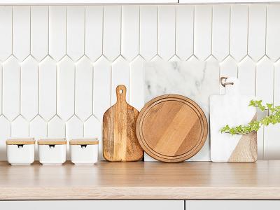 Thassos  White Marble Mosaic